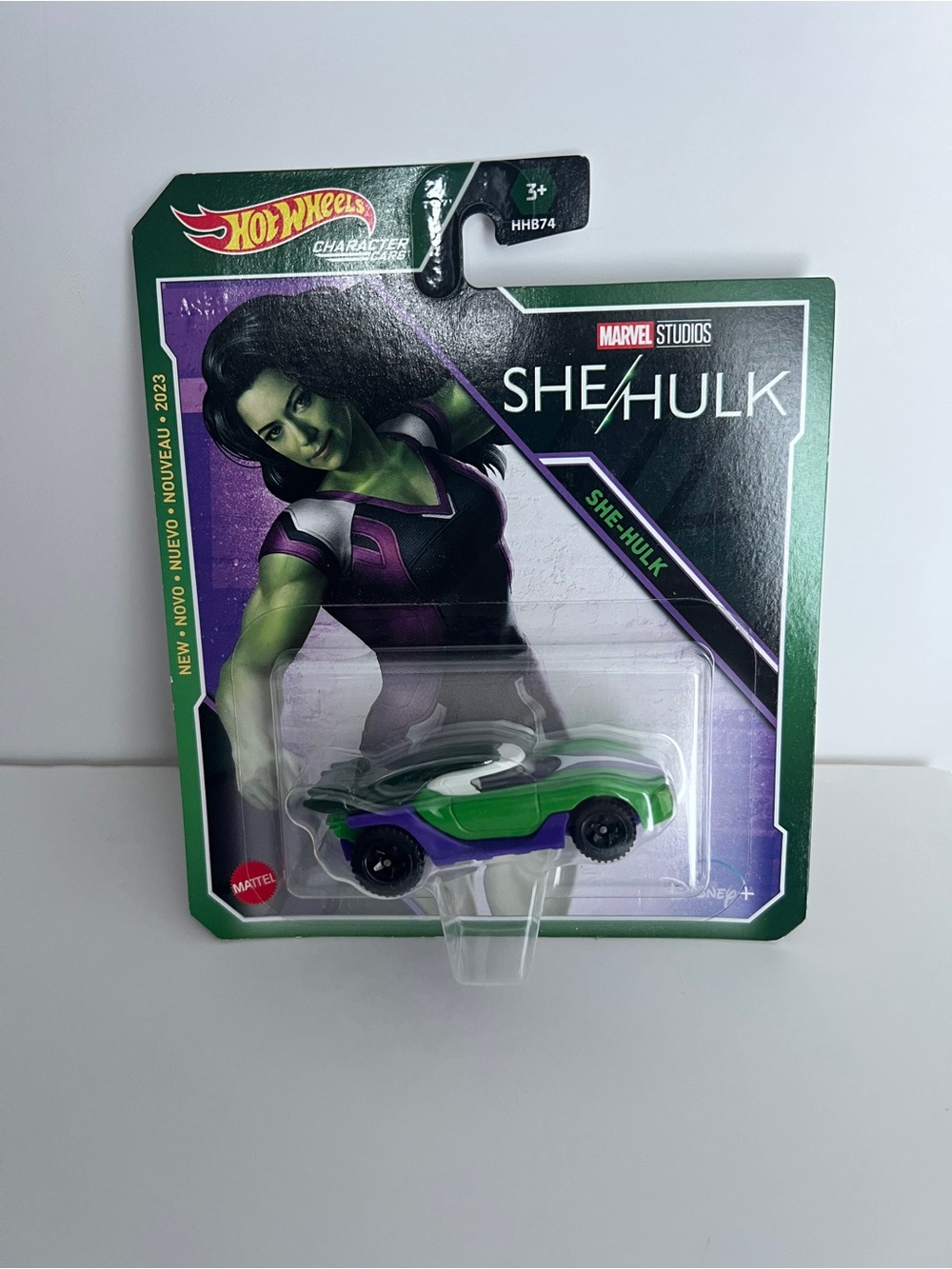 Marvel She-Hulk Die-Cast Character Car in Green & Purple